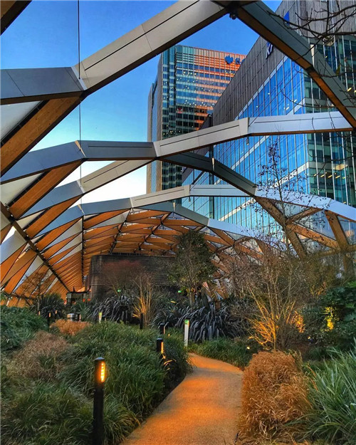 倫敦屋頂花園Crossrail Place Roof Garden