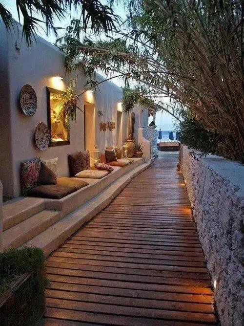 民宿庭院入口可以設計成這樣