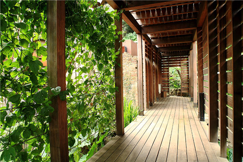 叢林中廢棄農(nóng)舍改造而成的自然住宅