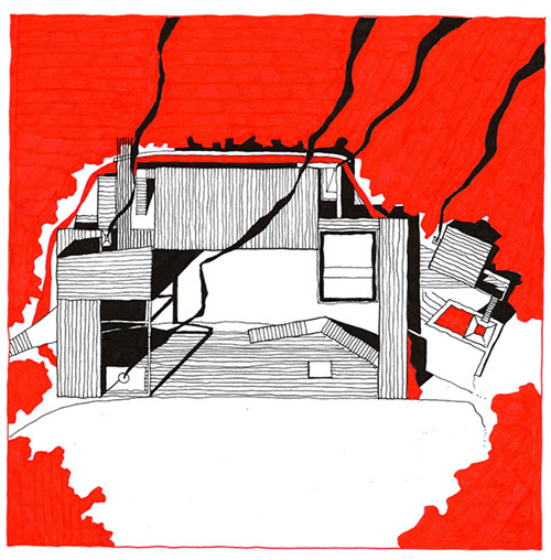 叢林中廢棄農(nóng)舍改造而成的自然住宅