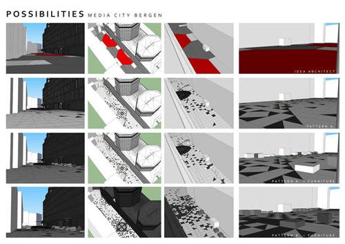陰暗庭院變身閃亮城市空間——挪威卑爾根Odd Frantzens廣場景觀