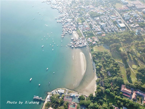 航拍沙巴最美酒店，俯瞰東姑阿都拉曼公園