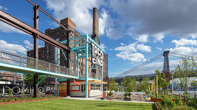 詹姆斯?科納設計的多米諾公園在紐約開放