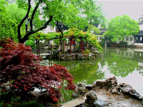 中式園林中的景觀小品