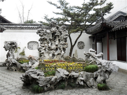 中式園林中的景觀小品