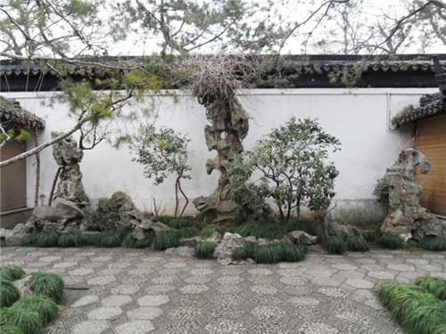 中式園林中的景觀小品