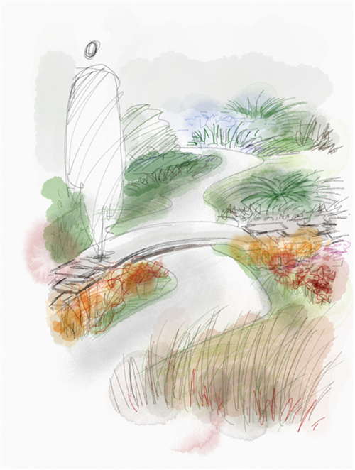 河北省第二屆（秦皇島）園博會花境創意作品——山海境