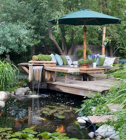 別墅庭院水景設計賞析