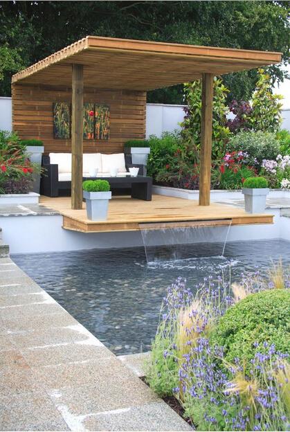 別墅庭院水景設計賞析