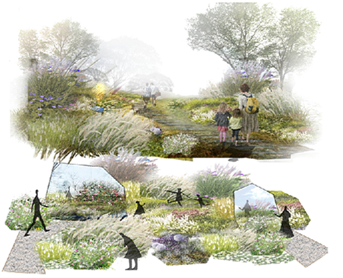 河北省第二屆（秦皇島）園博會花境創意作品——鏡花九象