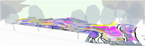河北省第二屆園博會花境創(chuàng)意作品——花漫“水圖”卷