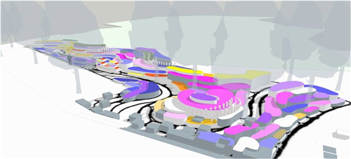 河北省第二屆園博會花境創(chuàng)意作品——花漫“水圖”卷