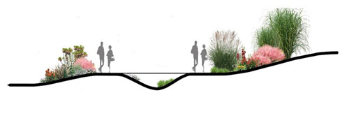 河北省第二屆園博會花境作品——戰爭反思錄