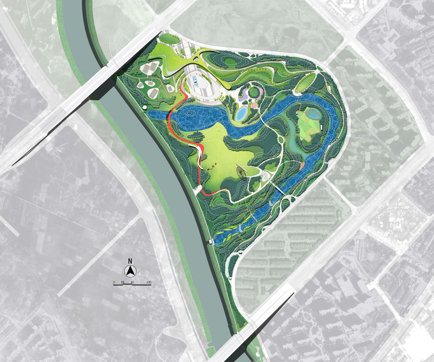 園冶杯專業獎:合肥市肥西縣濱河公園