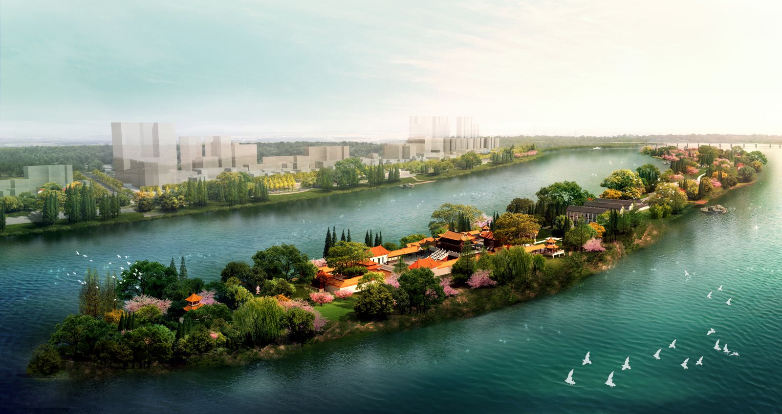 園冶杯專業獎:衡陽市東洲島綜合開發項目景觀設計