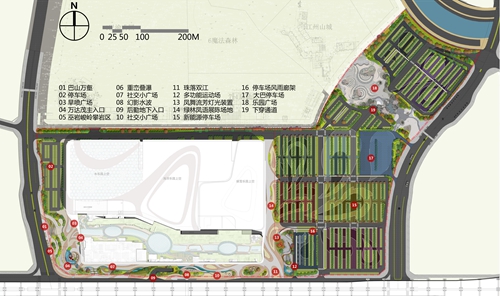 園冶杯專業獎：重慶萬達茂景觀設計
