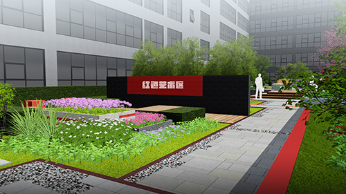 園冶杯專(zhuān)業(yè)獎(jiǎng):新華國(guó)際廣場(chǎng)天井園林景觀