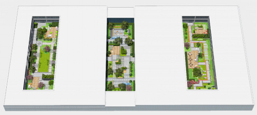 園冶杯專(zhuān)業(yè)獎(jiǎng):新華國(guó)際廣場(chǎng)天井園林景觀