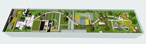 園冶杯專業(yè)獎(jiǎng)：工業(yè)大學(xué)附中低碳屋頂花園