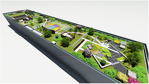 園冶杯專業(yè)獎(jiǎng)：工業(yè)大學(xué)附中低碳屋頂花園