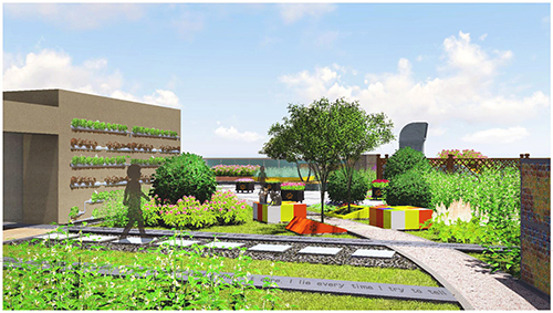 園冶杯專業(yè)獎(jiǎng)：工業(yè)大學(xué)附中低碳屋頂花園