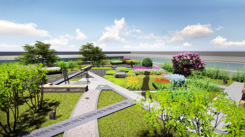 園冶杯專業(yè)獎(jiǎng)：工業(yè)大學(xué)附中低碳屋頂花園