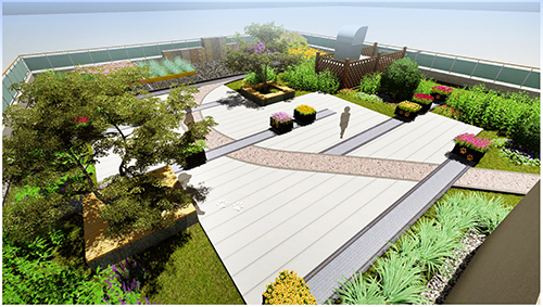 園冶杯專業(yè)獎(jiǎng)：工業(yè)大學(xué)附中低碳屋頂花園