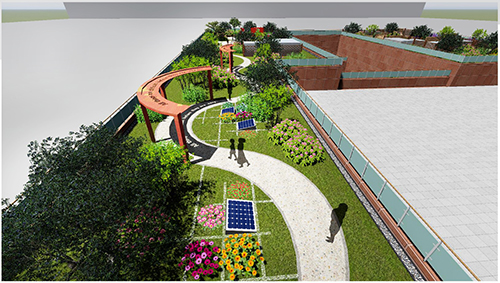 園冶杯專業獎:景山學校分校低碳屋頂花園