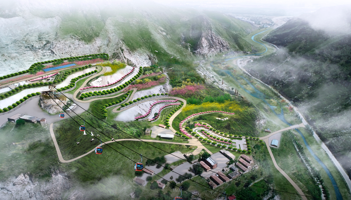 園冶杯專業(yè)獎:呼和浩特市哈拉沁生態(tài)谷景區(qū)景觀設計