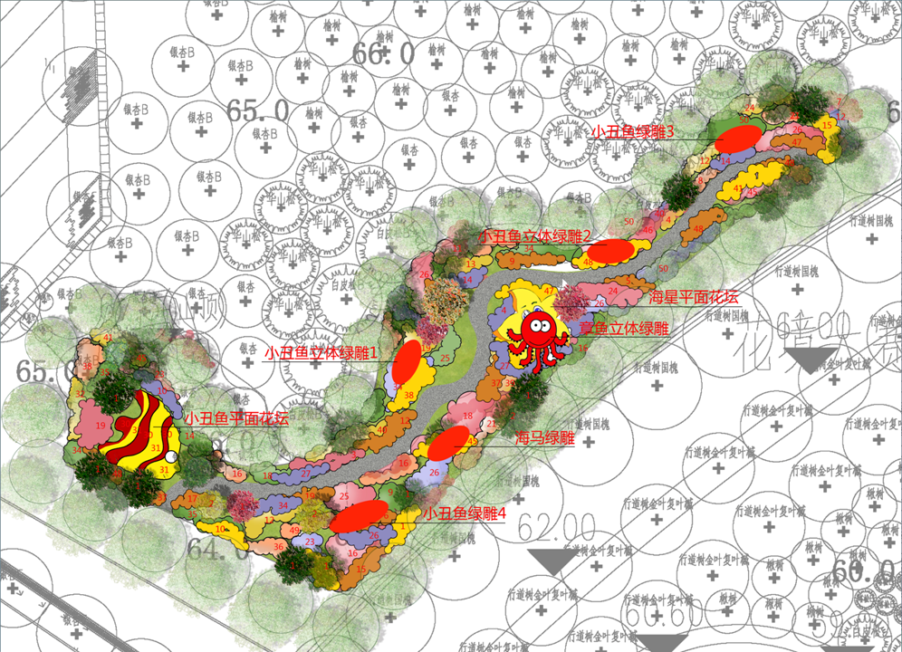 河北省園博會花境——“藍色”大海的傳說