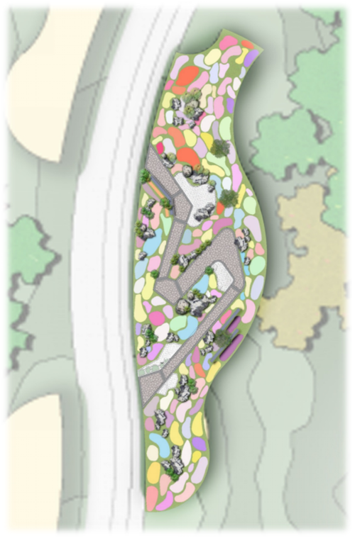 河北省第二屆園博會花境作品——碣石仙臺