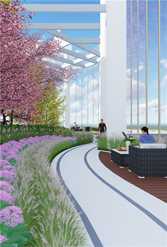園冶杯專業獎:中航資本大廈超高層屋頂花園