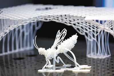 變“廢”為美 十萬根吸管拼成巨龍