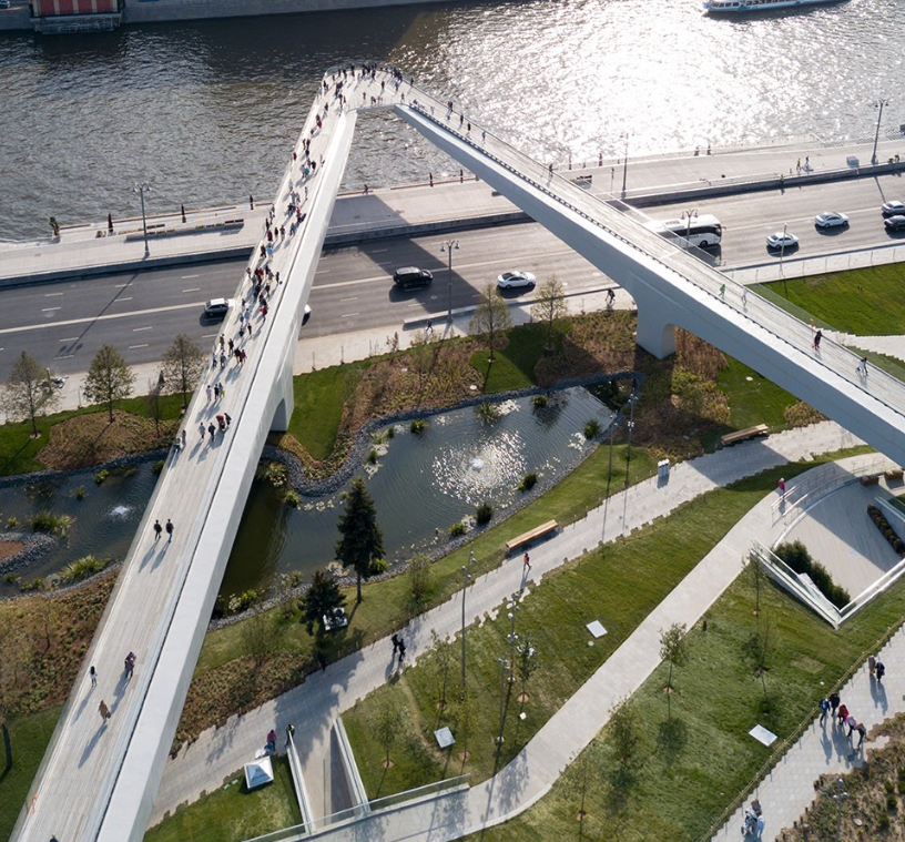 莫斯科扎里亞季耶公園景觀設計