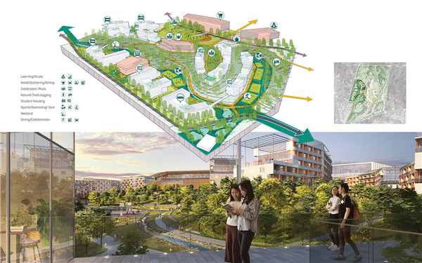 信陽(yáng)學(xué)院南灣校區(qū)校園規(guī)劃