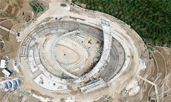 邯鄲園博園清渠如許項目：礦渣山變身大花園