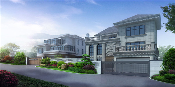 湖北宜昌·皇鉑御府-臨江瀾院庭院