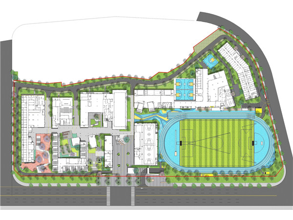  “游園社區型”校園——佛山梅沙雙語學校