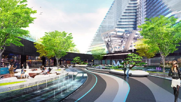 DELD當代景觀丨萬眾國際廣場W hotel