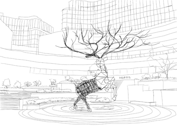 可齋景觀丨富陽·鹿山時代廣場