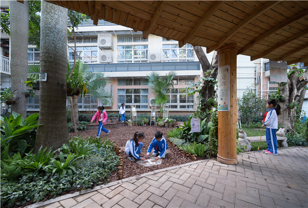 GND杰地景觀丨后海小學未來花園