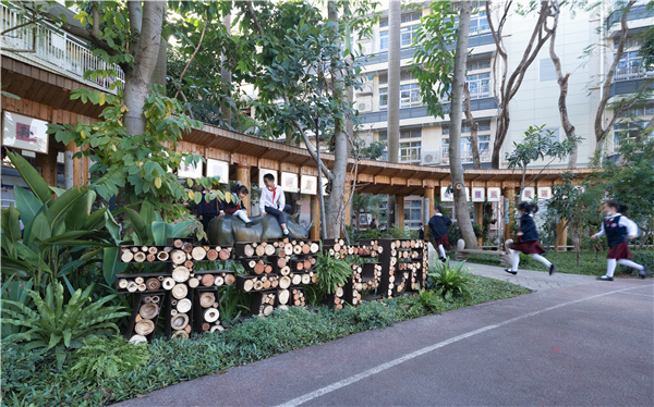 GND杰地景觀丨后海小學未來花園