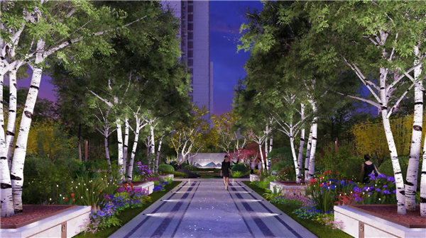 長春國際影都14# 地塊展示區景觀