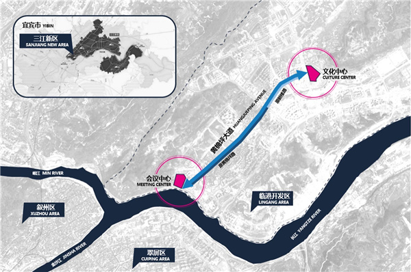 園冶杯獲獎作品丨三江新區黃桷坪大道景觀提升
