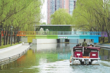 千姿百態(tài)二十四橋“點睛”亮馬河