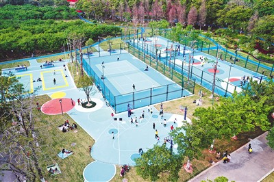 游園更方便空間更詩意 創新場景營造讓公園喜煥新貌