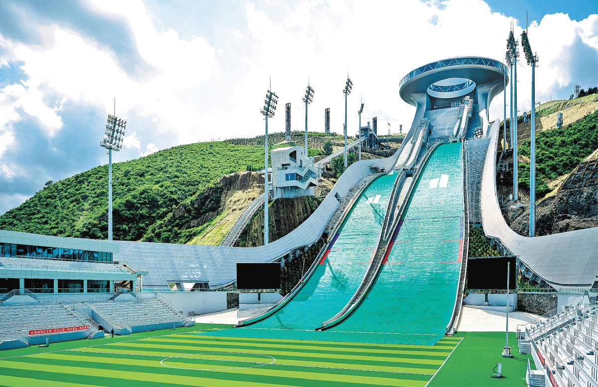 河北張家口:冬奧場館利用“活”起來