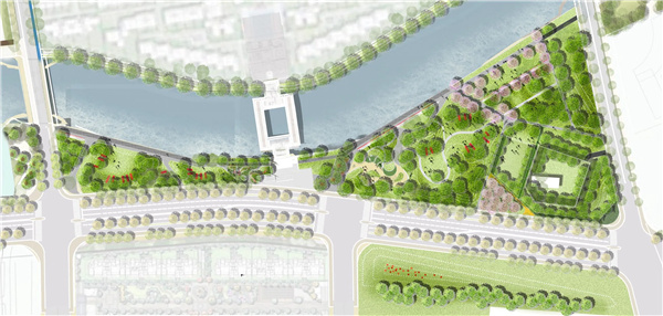 或然景觀丨活力草坪作為生活水岸目的地