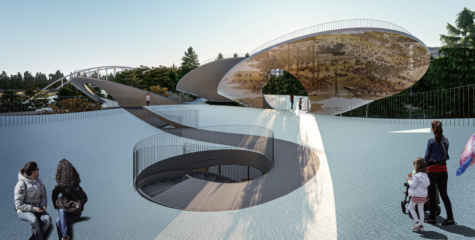 滄州運(yùn)河活化國際設(shè)計(jì)師競賽三等獎作品丨懸舟之境接天云——Sailing in cloud