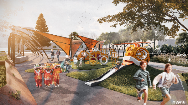 2023年河北省園林綠化設(shè)計(jì)競(jìng)賽三等獎(jiǎng)作品丨滄獅邀舞函